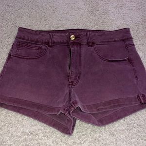 Purple Jean shorts, worn few times!